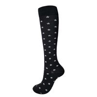 Women's Fashion Stripe Polka Dots Heart Shape Nylon Over The Knee Socks A Pair sku image 13
