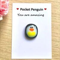 Cute Little Penguin Penguin Hug With Greeting Card main image 4
