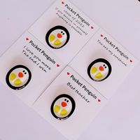 Cute Little Penguin Penguin Hug With Greeting Card sku image 6