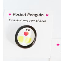 Cute Little Penguin Penguin Hug With Greeting Card main image 3