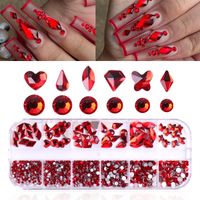 Fashion Candy Bottoming Drill Nail Decoration Accessories 1 Set main image 4