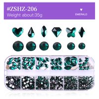 Fashion Candy Bottoming Drill Nail Decoration Accessories 1 Set sku image 4