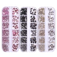 Fashion Candy Bottoming Drill Nail Decoration Accessories 1 Set main image 2