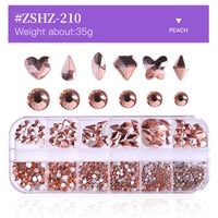 Fashion Candy Bottoming Drill Nail Decoration Accessories 1 Set sku image 6
