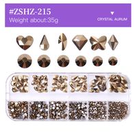 Fashion Candy Bottoming Drill Nail Decoration Accessories 1 Set sku image 9