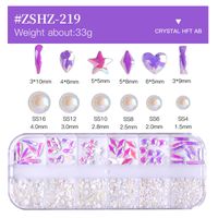 Fashion Candy Bottoming Drill Nail Decoration Accessories 1 Set sku image 21