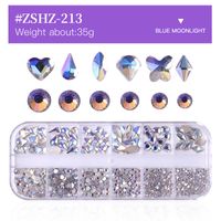 Fashion Candy Bottoming Drill Nail Decoration Accessories 1 Set sku image 8