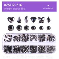 Fashion Candy Bottoming Drill Nail Decoration Accessories 1 Set sku image 10