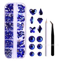 Fashion Candy Bottoming Drill Nail Decoration Accessories 1 Set sku image 12