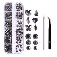 Fashion Candy Bottoming Drill Nail Decoration Accessories 1 Set sku image 17
