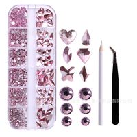Fashion Candy Bottoming Drill Nail Decoration Accessories 1 Set sku image 22