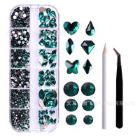Fashion Candy Bottoming Drill Nail Decoration Accessories 1 Set sku image 13
