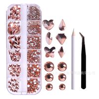 Fashion Candy Bottoming Drill Nail Decoration Accessories 1 Set sku image 15