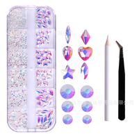 Fashion Candy Bottoming Drill Nail Decoration Accessories 1 Set sku image 18