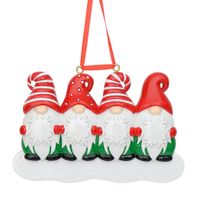 Christmas Cute Penguin Santa Claus Snowman Resin Party Hanging Ornaments 1 Piece sku image 14
