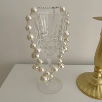 Exaggerated Geometric Artificial Pearl Women's Necklace main image 3
