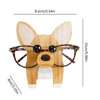 Cute Creative Wooden Decoration Animal Glasses Display Stand sku image 1