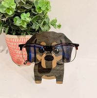 Cute Creative Wooden Decoration Animal Glasses Display Stand sku image 9