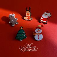 Mode Weihnachtsmann Legierung Überzug Unisex Broschen sku image 17