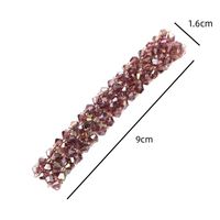 Women's Sweet Solid Color Alloy Rhinestone Hair Clip main image 2