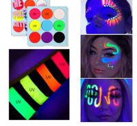 Bühne Make-up Wasser-löslich Farbe Schnell-trocknen Nicht-wisch Körper Malerei Lidschatten-palette main image 1