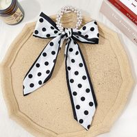 Cute Bow Knot Artificial Pearl Hair Tie 1 Piece sku image 18