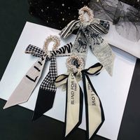 Cute Bow Knot Artificial Pearl Hair Tie 1 Piece main image 6