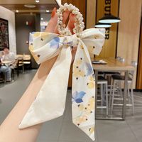 Cute Bow Knot Artificial Pearl Hair Tie 1 Piece sku image 34