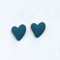 Fashion Heart Shape Arylic Spray Paint Women's Earrings 1 Pair sku image 17