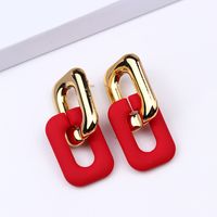 Fashion Geometric Arylic Stoving Varnish Unisex Drop Earrings 1 Pair sku image 3