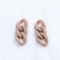 Simple Style Geometric Arylic Spray Paint Women's Drop Earrings 1 Pair sku image 2