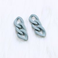 Simple Style Geometric Arylic Spray Paint Women's Drop Earrings 1 Pair sku image 1