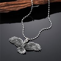 Fashion Eagle Snake Stainless Steel Alloy Plating Men's Pendant Necklace 1 Piece main image 5