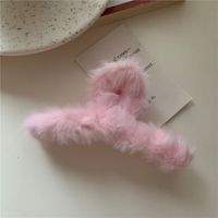 Fashion Solid Color Arylic Plush Hair Claws 1 Piece sku image 11