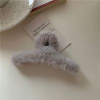 Fashion Solid Color Arylic Plush Hair Claws 1 Piece sku image 12
