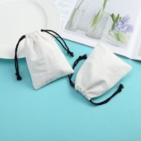 Simple Style Solid Color Cotton Jewelry Packaging Bags main image 6