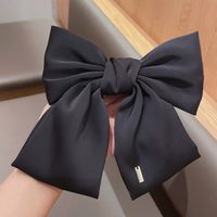 Fashion Bow Knot Cloth Inlay Artificial Gemstones Hair Clip 1 Piece main image 1