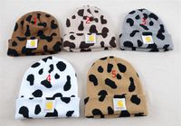 Unisex Fashion Cow Pattern Handmade Crimping Wool Cap sku image 14