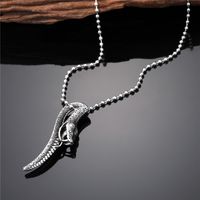 Fashion Eagle Snake Stainless Steel Alloy Plating Men's Pendant Necklace 1 Piece main image 6