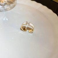 Fashion Round Heart Shape Copper Zircon Rings In Bulk sku image 1