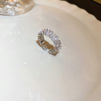 Fashion Round Heart Shape Copper Zircon Rings In Bulk sku image 27
