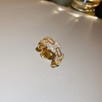 Fashion Round Heart Shape Copper Zircon Rings In Bulk sku image 14