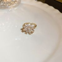 Fashion Round Heart Shape Copper Zircon Rings In Bulk sku image 26