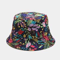 Women's Fashion Graffiti Double-sided Wide Eaves Bucket Hat sku image 13