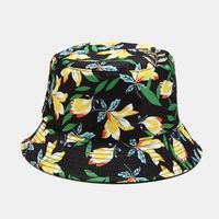 Women's Fashion Graffiti Double-sided Wide Eaves Bucket Hat sku image 21