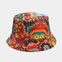 Women's Fashion Graffiti Double-sided Wide Eaves Bucket Hat sku image 2