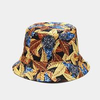 Women's Fashion Graffiti Double-sided Wide Eaves Bucket Hat sku image 22