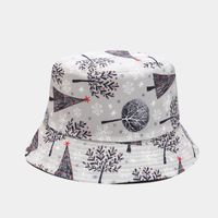 Women's Fashion Graffiti Double-sided Wide Eaves Bucket Hat sku image 28