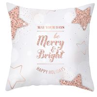 Fashion Letter Gift Box Snowflake Polyester Pillow Cases sku image 13