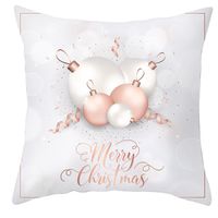 Fashion Letter Gift Box Snowflake Polyester Pillow Cases sku image 4
